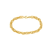 14K 7.5in Yellow Gold Polished Bracelet with Lobster Clasp