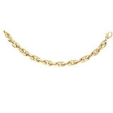 14K 7.75in Yellow Gold Polished Bracelet with Lobster Clasp