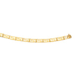 14K 7.25in Yellow Gold Polished Bracelet with Box Clasp