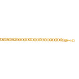 14K 7.5in Yellow Gold Polished Bracelet with Lobster Clasp