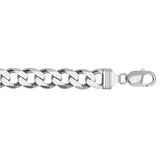 Sterling Silver 24in Polished Comfort Curb Chain with lobster Clasp