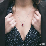 Lovebright Gemstone & Diamond Pendant