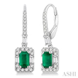 Gemstone & Diamond Earrings