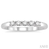 5 Stones Diamond Wedding Band