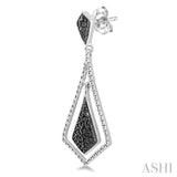 Silver Diamond Fashion Earrings