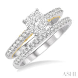 Lovebright Bridal Diamond Wedding Set