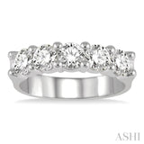 5 Stones Diamond Wedding Band