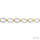 Silver Diamond Fashion Bracelet