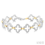 Silver Diamond Fashion Bracelet