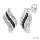 Silver Diamond Fashion Earrings