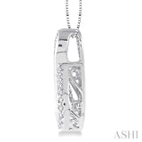 Infinity Shape Emotion Diamond Pendant