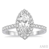 Marquise Shape Diamond Engagement Ring