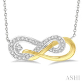 Infinity Shape Diamond Fashion Necklace