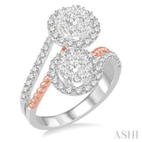 Lovebright 2 Stone Diamond Fashion Ring