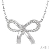 Bow Tie Diamond Necklace