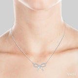 Bow Tie Diamond Necklace