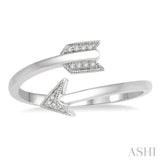 Arrow Diamond Fashion Open Ring