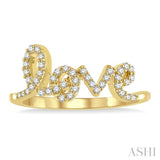 Diamond Fashion Love Ring