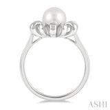 Pearl & Diamond Ring