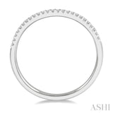 Diamond Curved Wedding Band