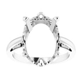 Solitaire Scroll Setting® Ring