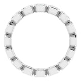 Bezel-Set Eternity Band