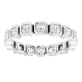 Bezel-Set Eternity Band