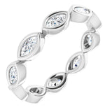 Bezel-Set Eternity Band