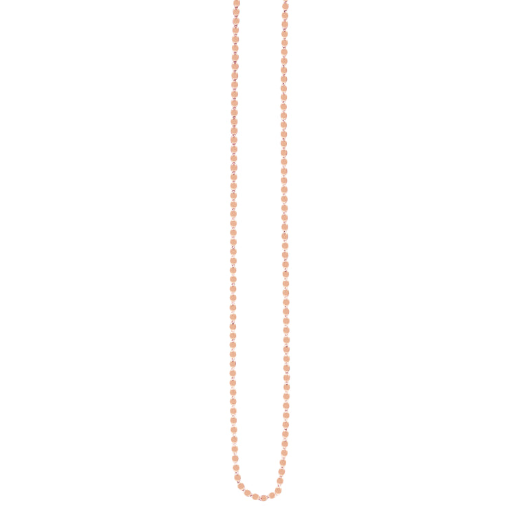 14K Gold 2.2Mm Oval Mirror Link Chain