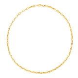 14K Corto Link Paperclip Chain Necklace