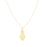 14K Gold Pineapple Necklace