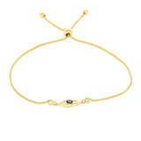 14K Gold Eye Friendship Bracelet