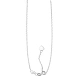 Silver 1.5Mm Adjustable Loose Rope Chain