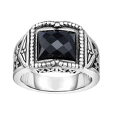 Sterling Silver Men'S Ring