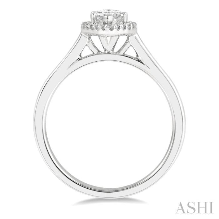 Marquise Shape Diamond Engagement Ring