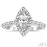 Marquise Shape Diamond Engagement Ring