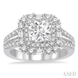 Semi-Mount Diamond Engagement Ring