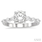 Semi-Mount Diamond Engagement Ring